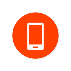 Orange Flat App Icon