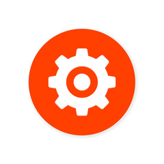Orange Flat App Icon