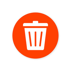 Orange Flat App Icon