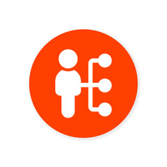 Orange Flat App Icon