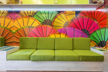 Interior of a playroom for kids