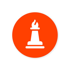 Orange Flat App Icon