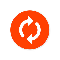 Orange Flat App Icon
