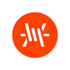 Orange Flat App Icon
