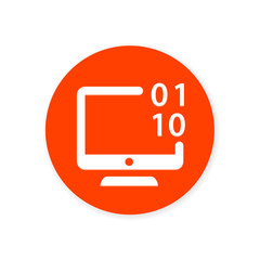 Orange Flat App Icon