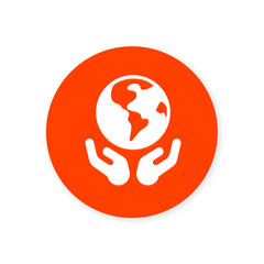 Obraz premium Flat Design App Button