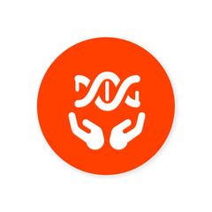 Flat Design App Button