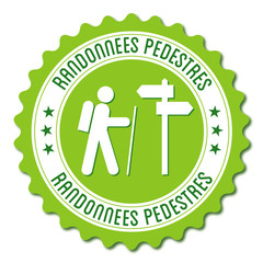 Logo randonnées pédestres.