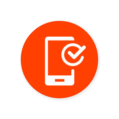 Flat Design App Button