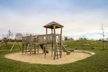 Children's fitness equipment in the park