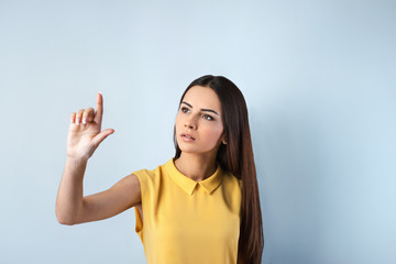 Nice photo of young business woman