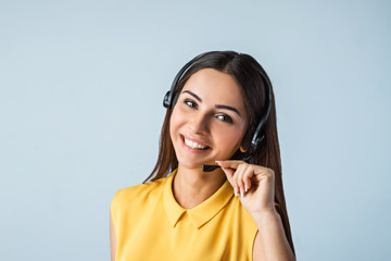 Nice photo of call center operator