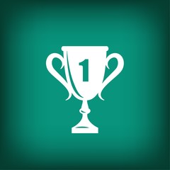 Pictograph of champions cup