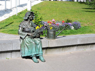 Fototapeta premium Bertha-Klingberg Denkmal Schwerin