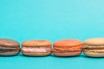 macaroons closeup