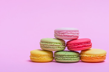 macaroons closeup