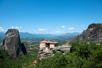 The Holy Monastery of Rousanou/St. Barbara in Meteora - complex of Eastern Orthodox monasteries, Greece