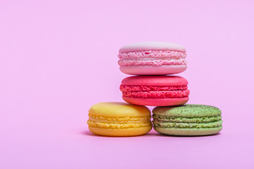 macaroons closeup