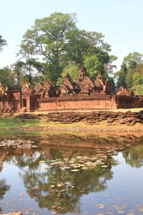 Fototapeta na wymiar Banteay Srey Temple at Angkor, Siem Reap Province ,Cambodia