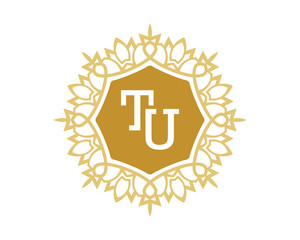 TU initial royal letter logo