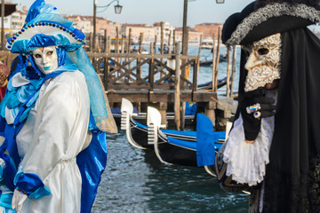 Fototapeta na wymiar Karneval in Venedig