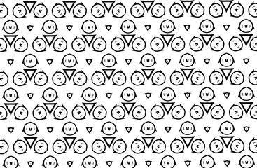 Чёрные узоры на стекле. Фантазия. 22
