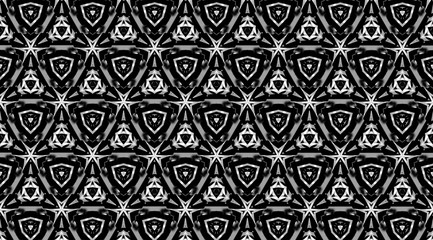 Чёрные узоры на стекле. Фантазия. 3
