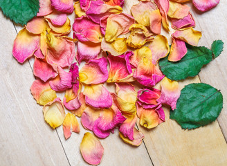 Rose petals