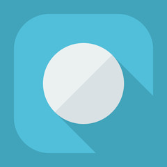 Flat modern design with shadow icon player