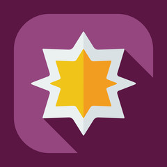 Obraz premium Flat modern design with shadow icons ramadan