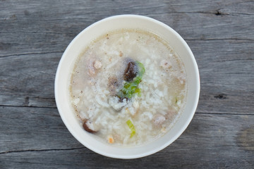 Soft-boiled rice,thai style.