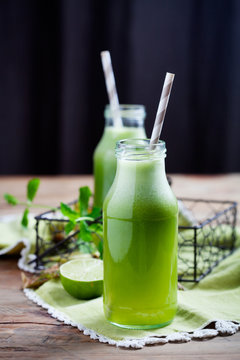 Healthy green juice