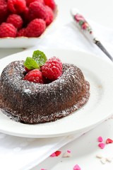 Chocolate lava cake / molten lava cake