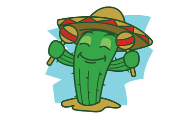 Obraz premium Dancing Cactus
