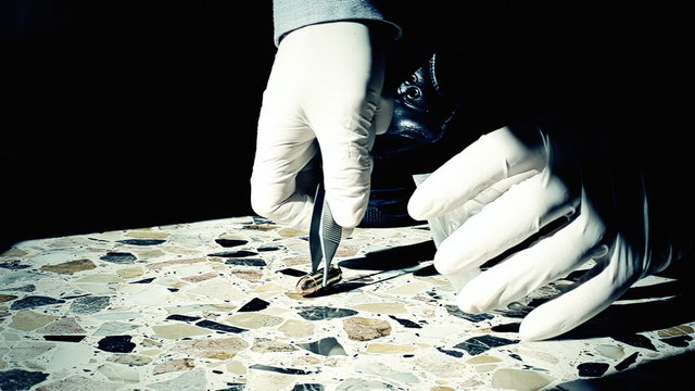 Crime scene CSI bullet sunlight 2