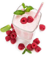  Raspberry smoothie drink