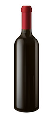 Bottle of red wine