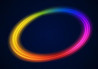 Abstract colorful galaxy
