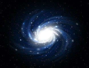 Obraz premium Illustration of Milky way