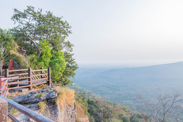 Naklejka premium View Point at PHA MOR IE DANG,SRI SAKET , Thailand