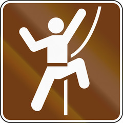 United States MUTCD guide road sign - Climbing