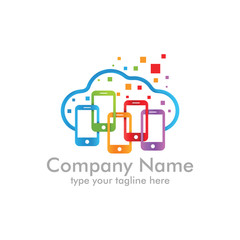 Cloud Mobile logo icon