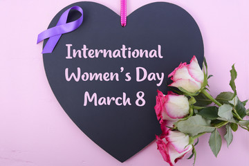 International Womens Day Notice Board Greeting.