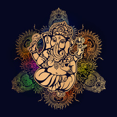 Gold Ganesha 8