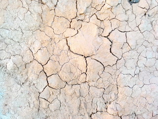 Fototapeta premium Cracked and barren ground 