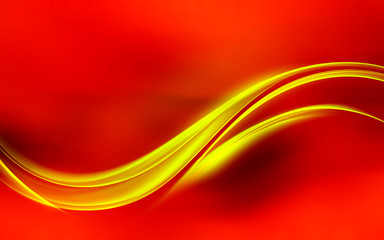 Naklejka premium Vintage light wave digital illustration design. Abstract beautiful motion colorful background.