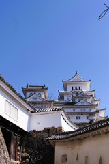 青空に映える姫路城