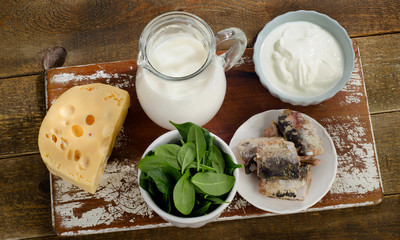 Food Sources of Calcium.