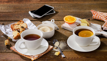 Two Cups of tea