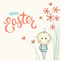 Happy Easter Baby Card